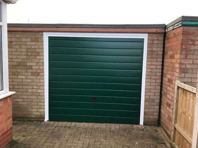 Select Adlington Garage Door in Moss Green