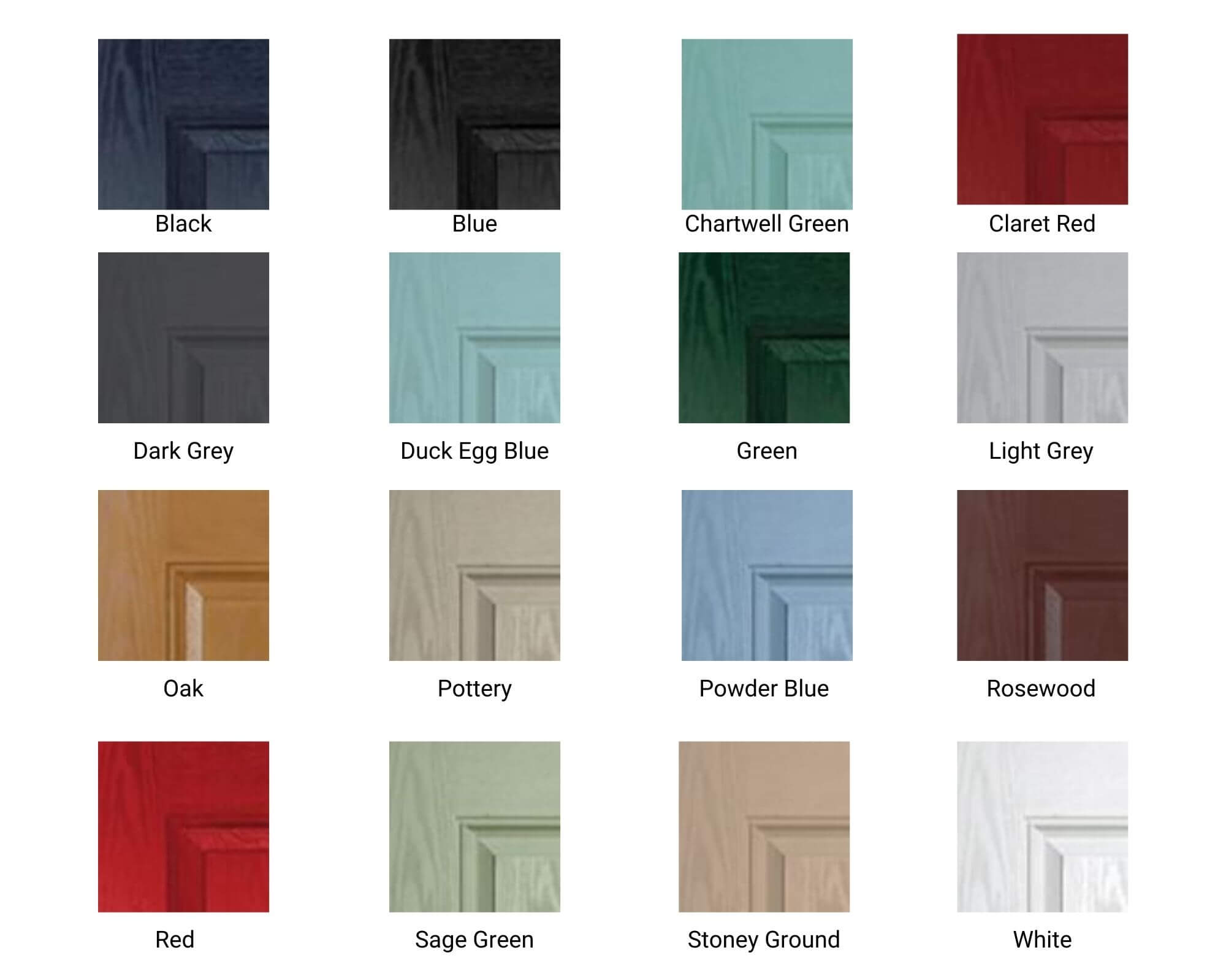 Composite Door Colours